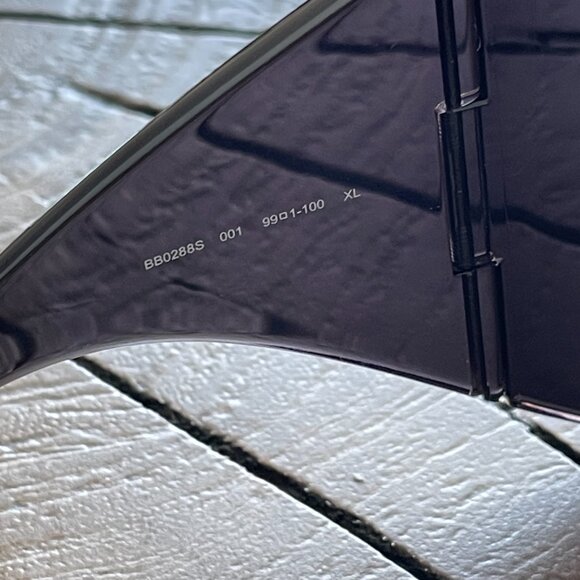 Balenciaga - Runway Black Shield Mask Oversized XL Sunglasses BB0288S - Picture 10 of 15